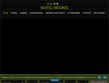 Tablet Screenshot of hoteldesireesbt.it